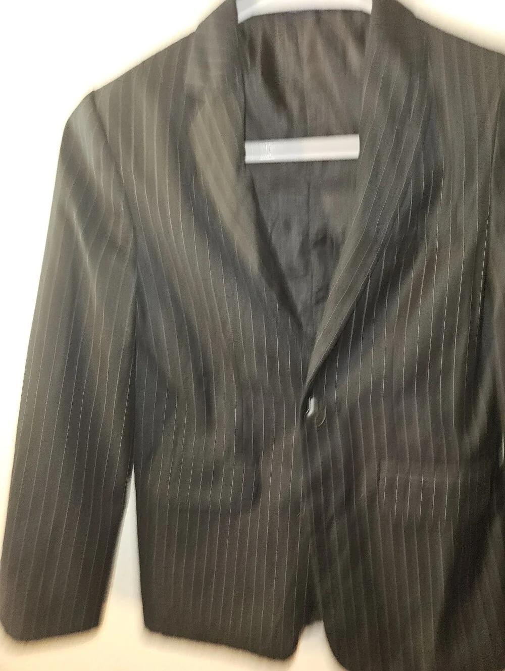 Chaps Boys Striped Suit Jacket Size 10 Reg